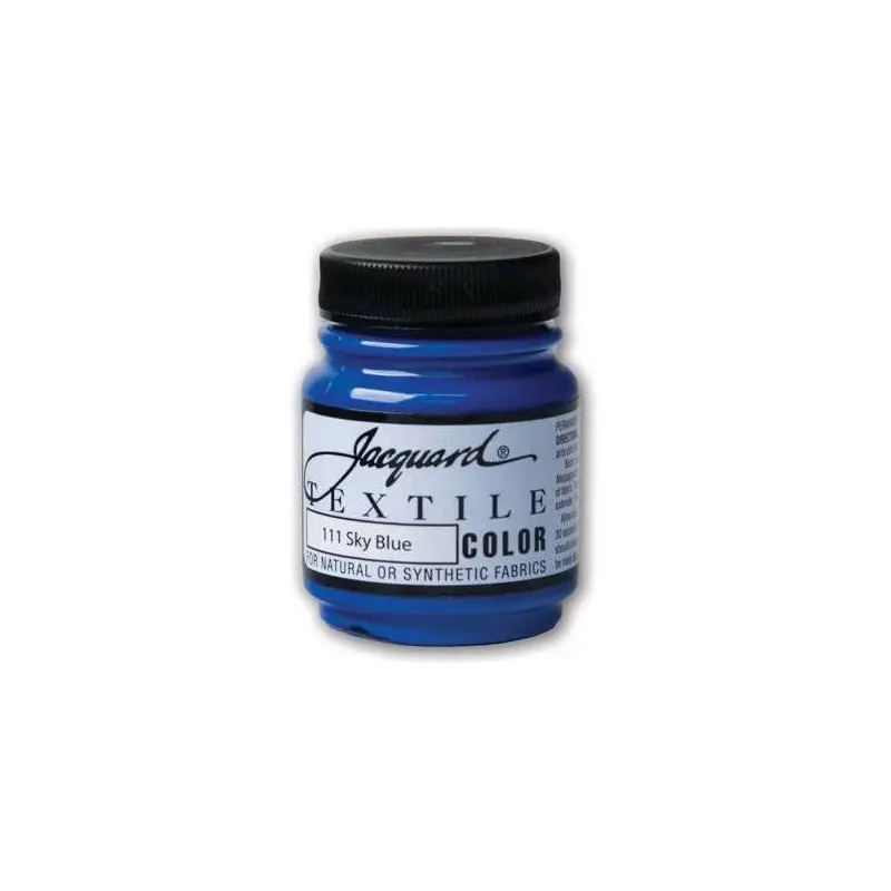 SKY BLUE 111 FABRIC PAINT 2.25 OZ JACQUARD TEXTILE