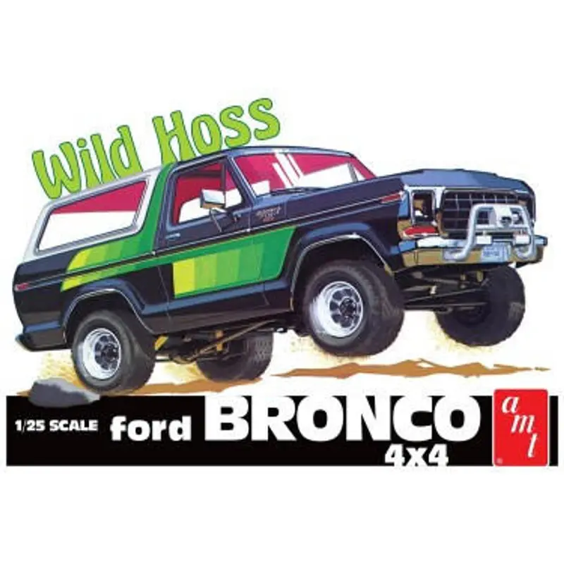 1/25 1978 WILD HOSS FORD BRONCO 4X4 TRUCK BY AMT