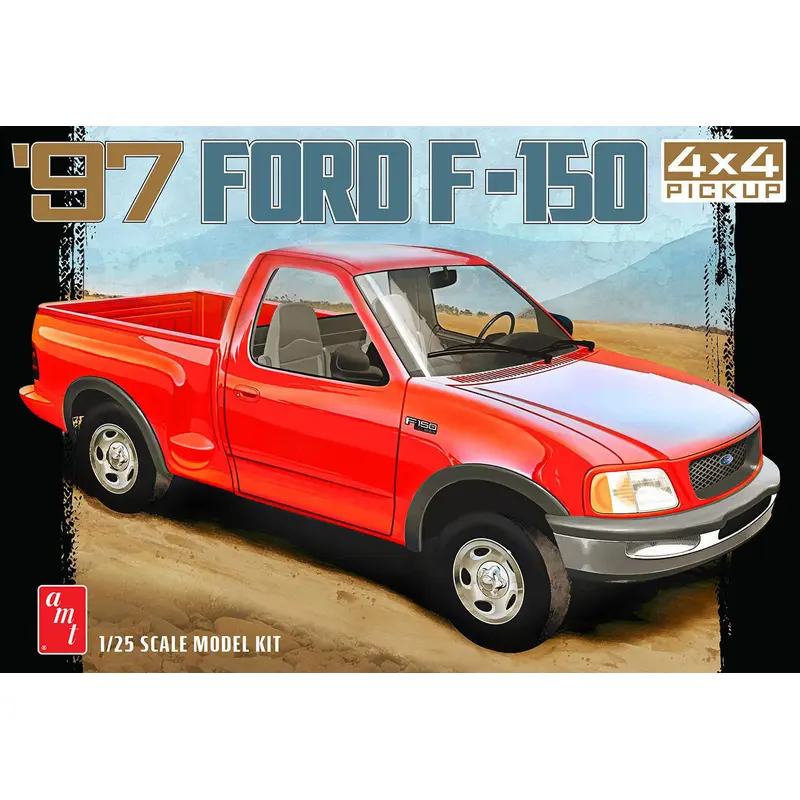 1/25 1997 FORD F-150 4X4 PICKUP PLASTIC MODEL KIT BY AMT