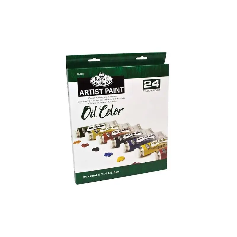 24 PIECE OIL PAINT SET - ROYAL & LANGNICKEL