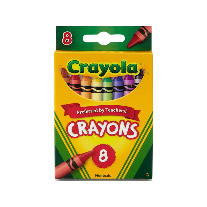 CRAYONS 8PK CRAYOLA