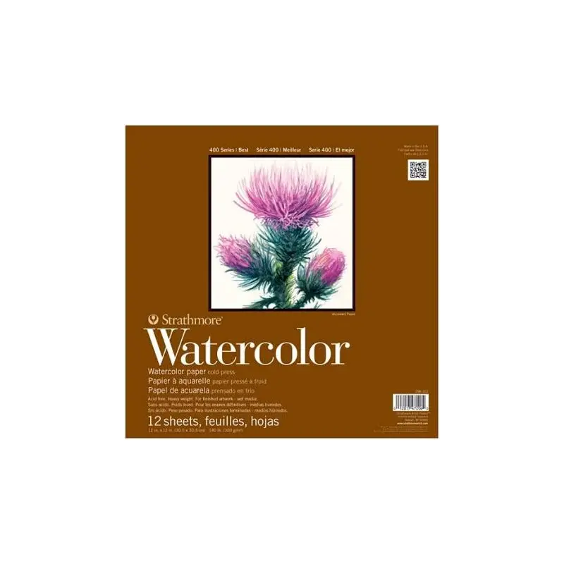 WC PAD 12X12 WATERCOLOR PAD