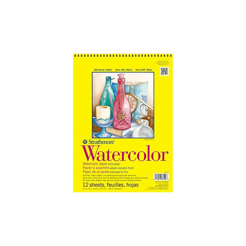 WC PAD 18X24 WATERCOLOR PAD SPIRAL ART