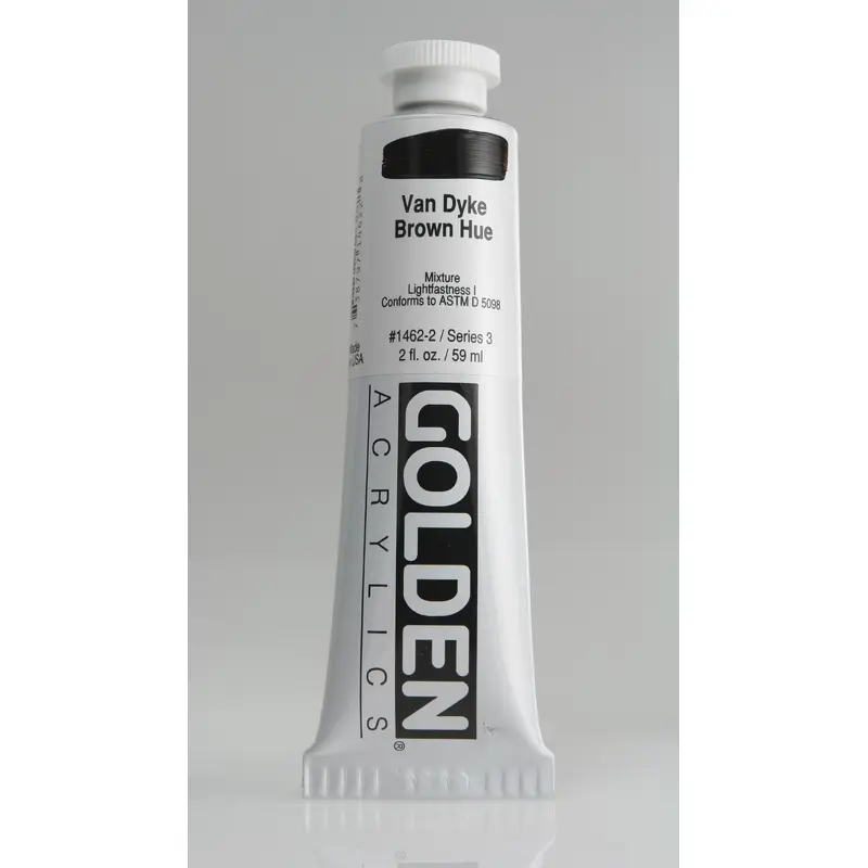 GOLDEN HEAVY BODY ACRYLIC HIST VAN DYKE HUE 2 OZ
