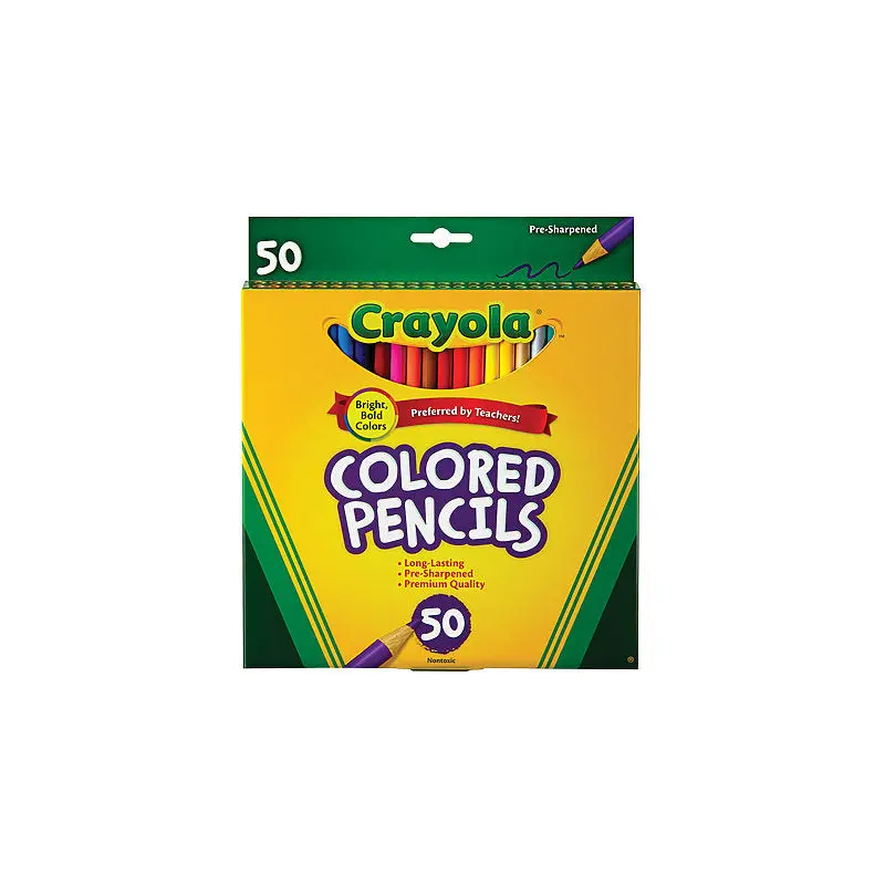 CRAYOLA COLOR PENCIL 50CT