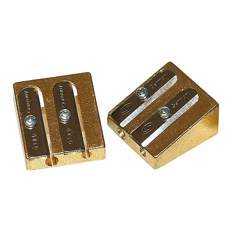 2 HOLE BRASS SHARPENER