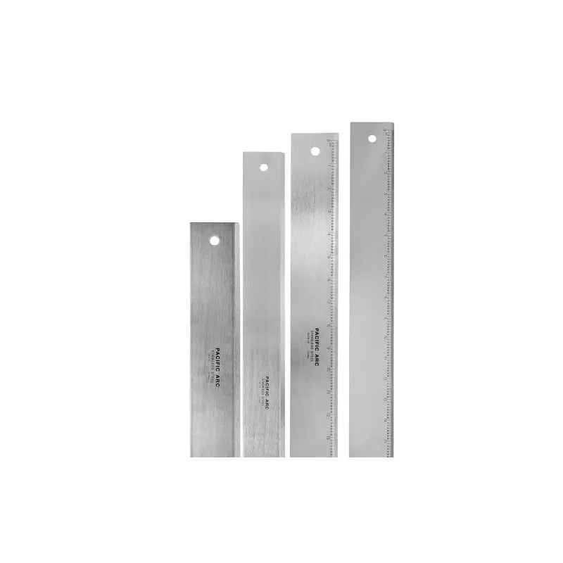 12" RUBBER BACK STAINLESS RULE