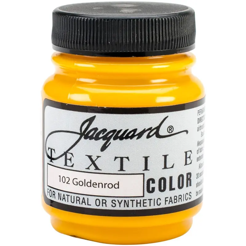 GOLDENROD 102 FABRIC PAINT 2.25 OZ JACQUARD TEXTILE