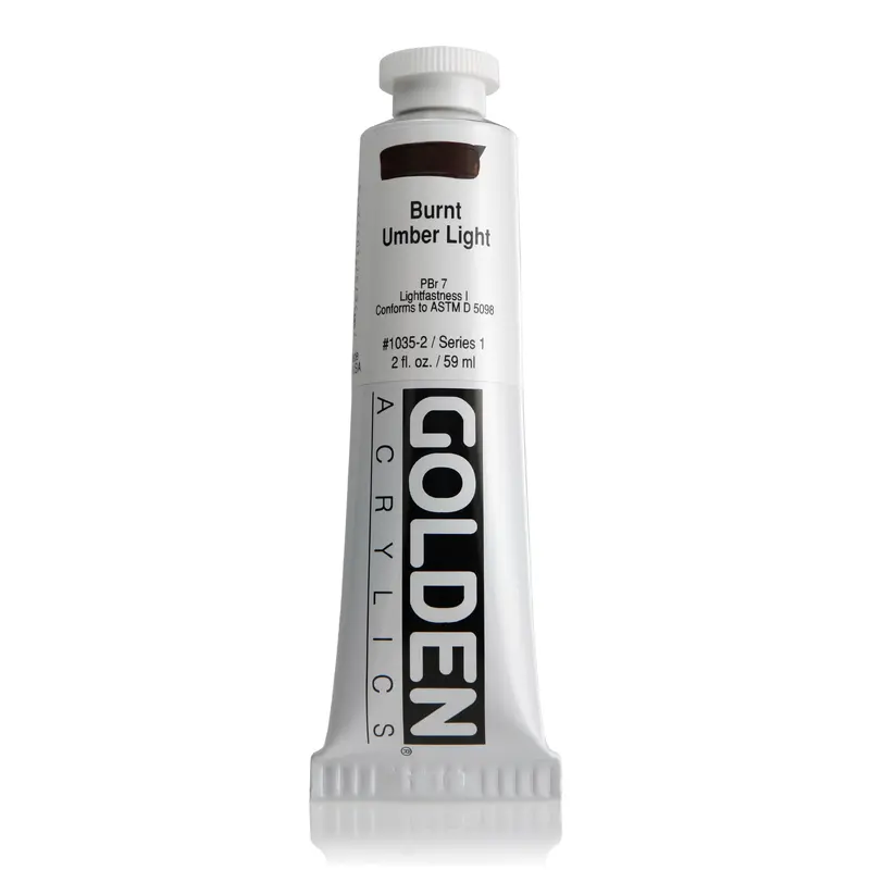 HB ACRYLIC PAINT BURNT UMBER LIGHT 2OZ