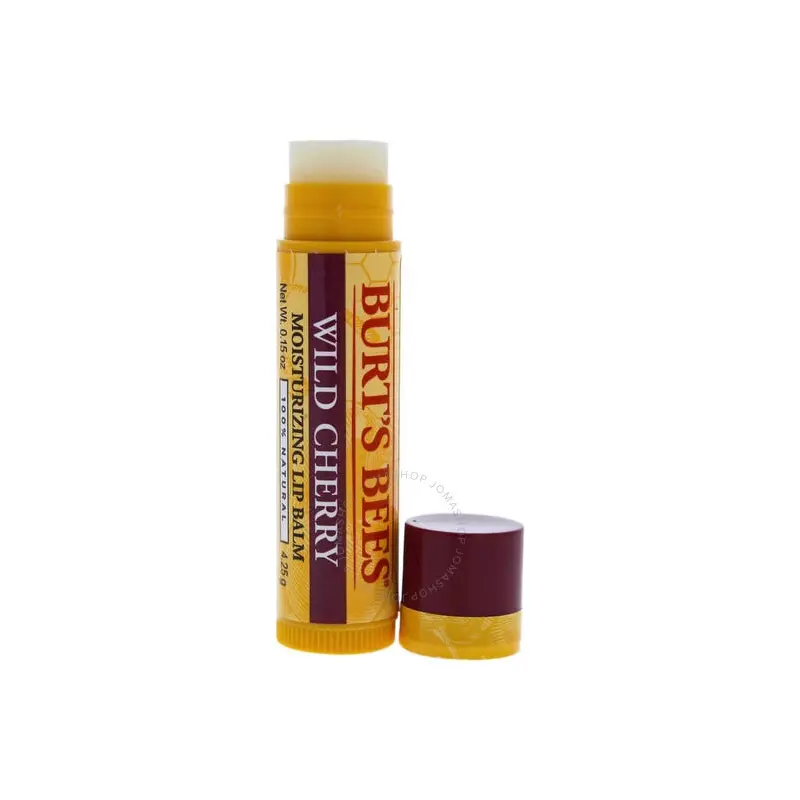 Wild Cherry Moisturizing Lip Balm by Burts Bees for Unisex - 0.15 oz Lip Balm