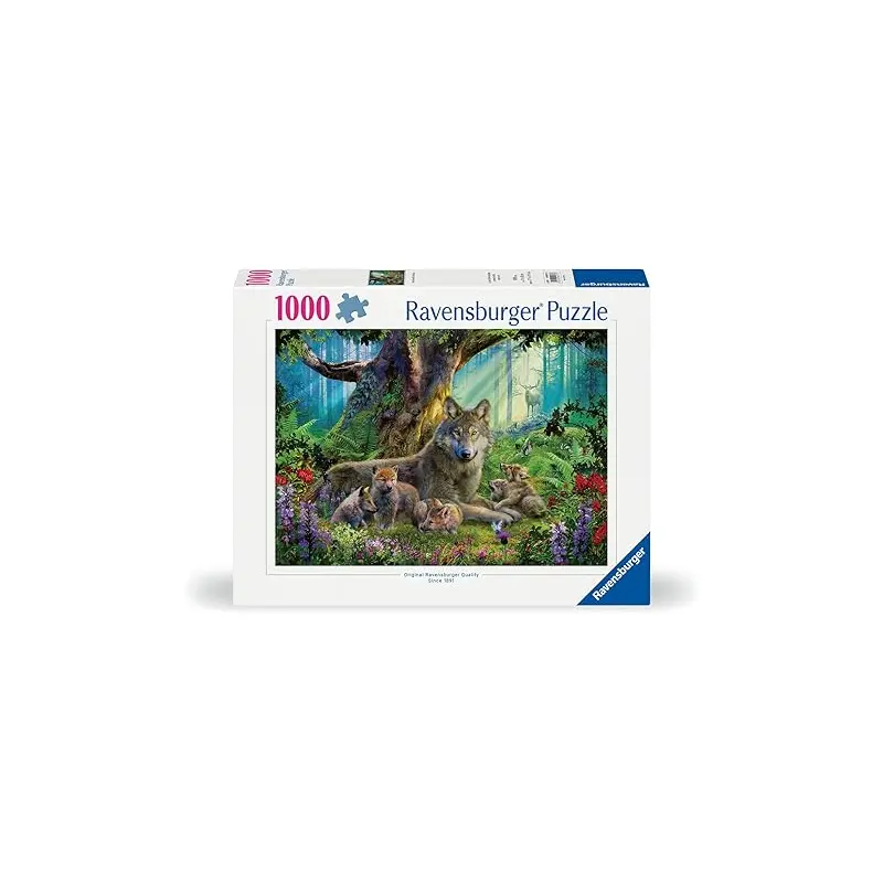 WOLVES IN THE FOREST 1000 PIECE JIGSAW PUZZLE - RAVENSBURGER