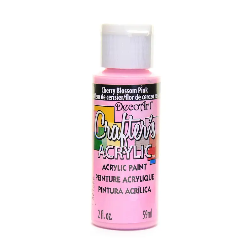 2OZ CHRY BLOSM PNK CRAFTER ACRYLIC PAINT