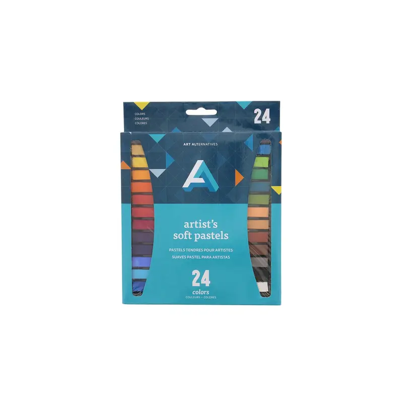 ART ALTERNATIVES ARTIST SOFT PASTEL SET, 24-COLORS - REUSABLE INNER TRAY