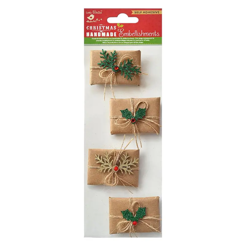 WRAPPED PACKAGE EMBELLISHMENTS
