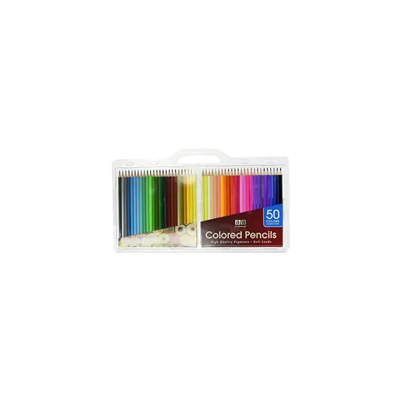 **50 Color Pencils Set