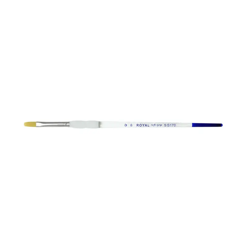 SG GOLD TAKLON FILBERT 6 PAINT BRUSH