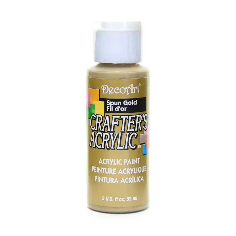 2OZ SPUN GOLD CRAFTER ACRYLIC PAINT