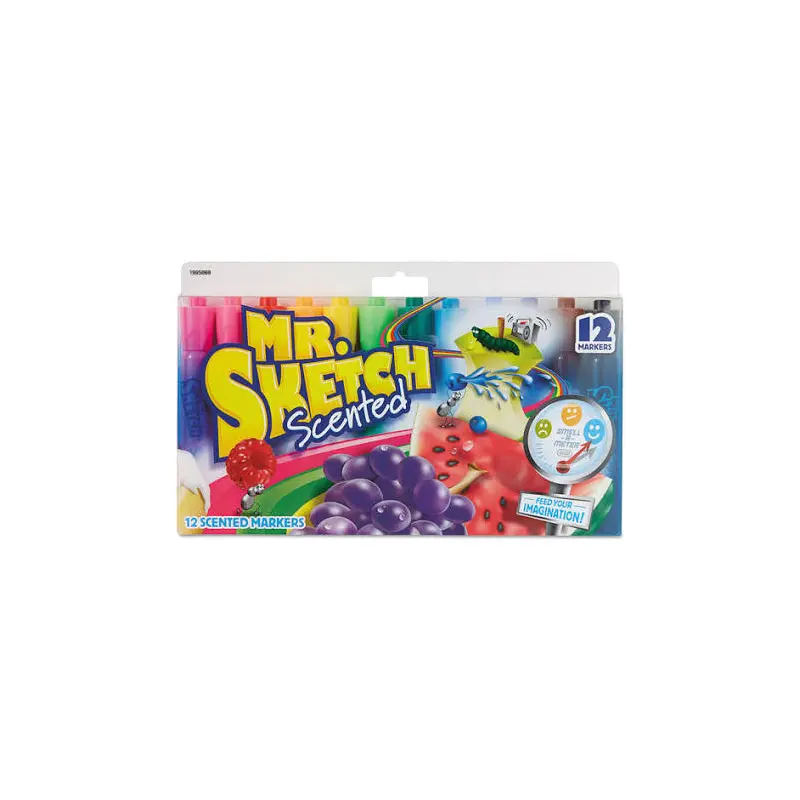 MRK MR SKECTCH 12PK MARKERS SCENTED