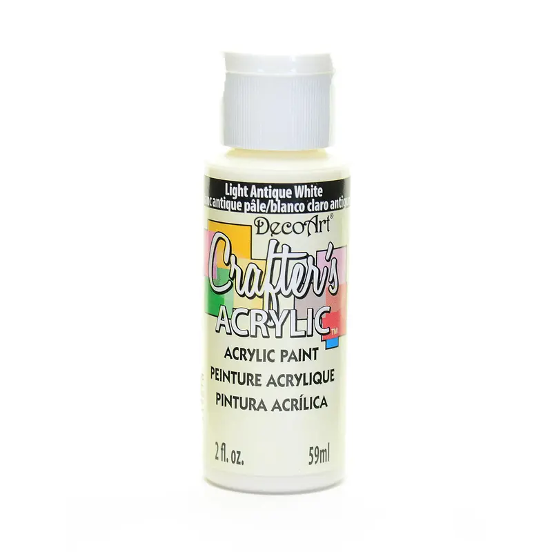 2OZ LT ANTIQU WHTE CRAFTER ACRYLIC PAINT
