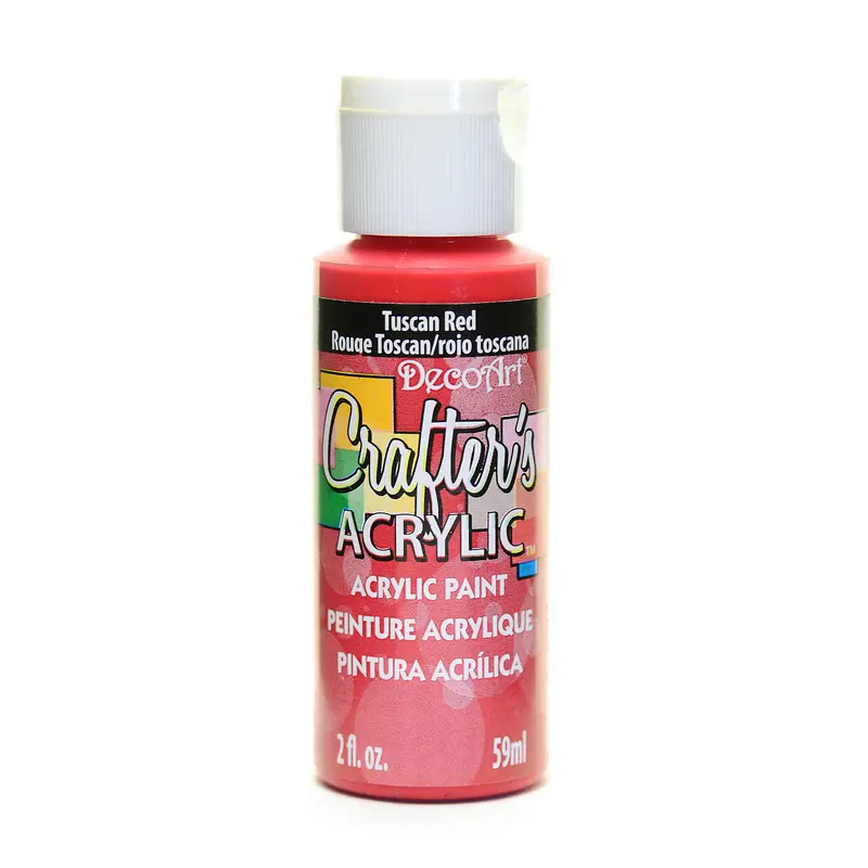 2OZ TUSCAN RED CRAFTER ACRYLIC PAINT