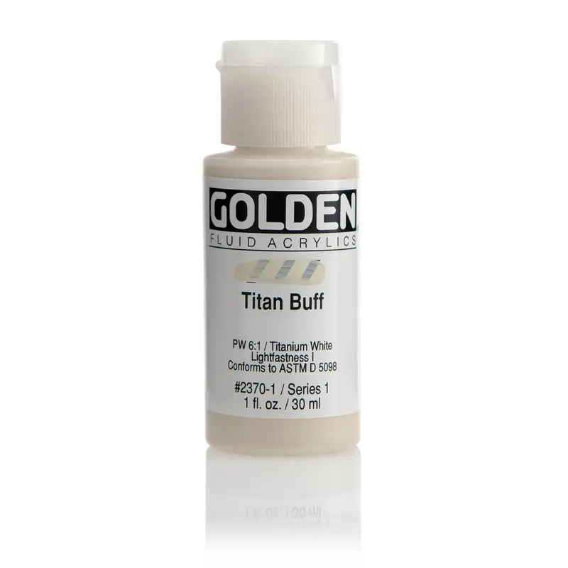 FLUID ACRYLIC PAINT TITAN BUFF 1OZ