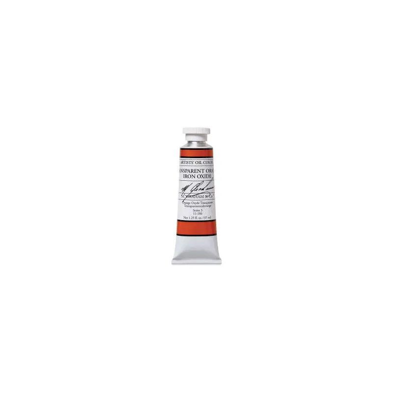 TRANSPARENT ORANGE IRON OXID OIL PAINT