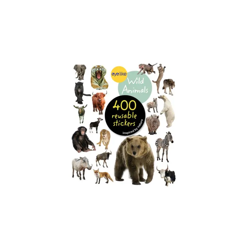 WILD ANIMALS EYELIKE STICKERS