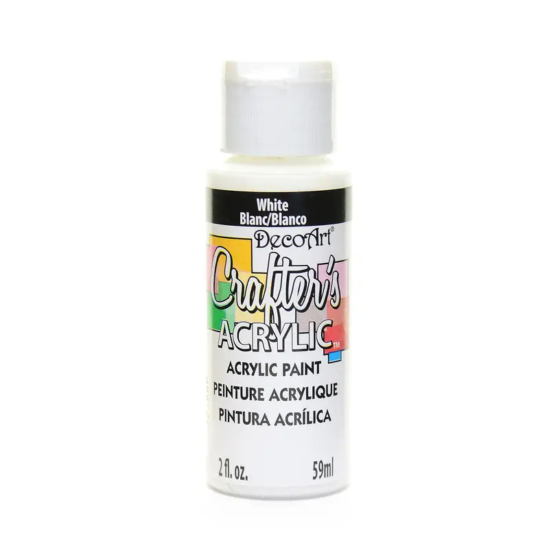 WHITE 2OZ CRAFTER ACRYLIC CRAFTERS