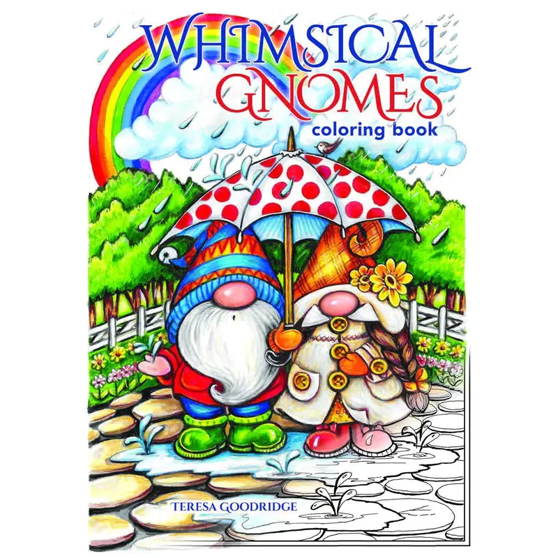 WHIMSICAL GNOMES COLORING BOOK - GOODRIDGE. TERESA