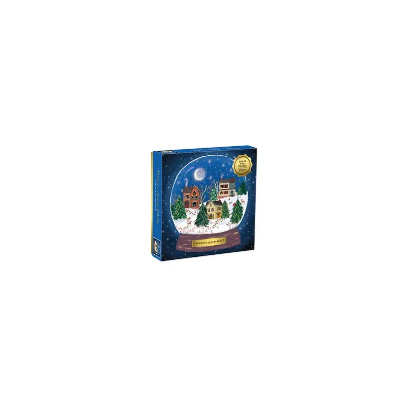 WINTER SNOW GLOBE 500 PIECE JIGSAW PUZZLE - LA FORME. JOY