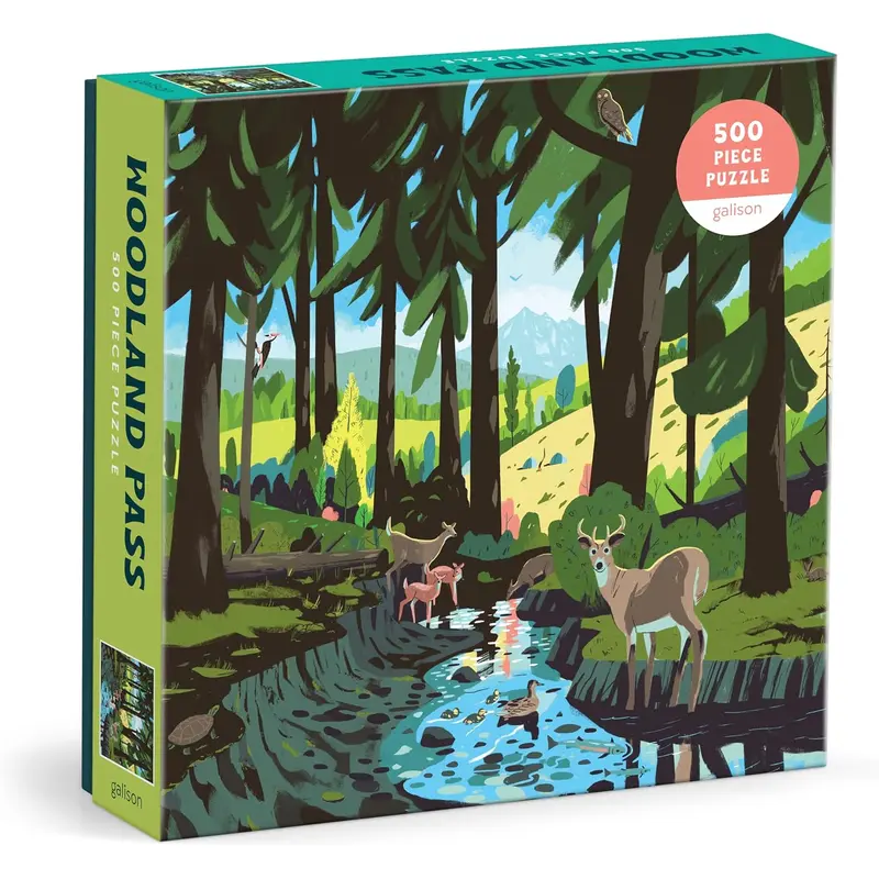 WOODLAND PASS 500 PIECE JIGSAW PUZZLE