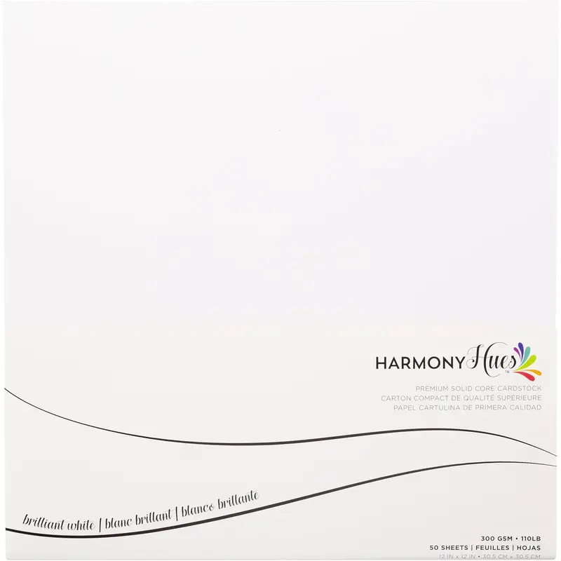 110# 12X12 WHITE PAPER PACK