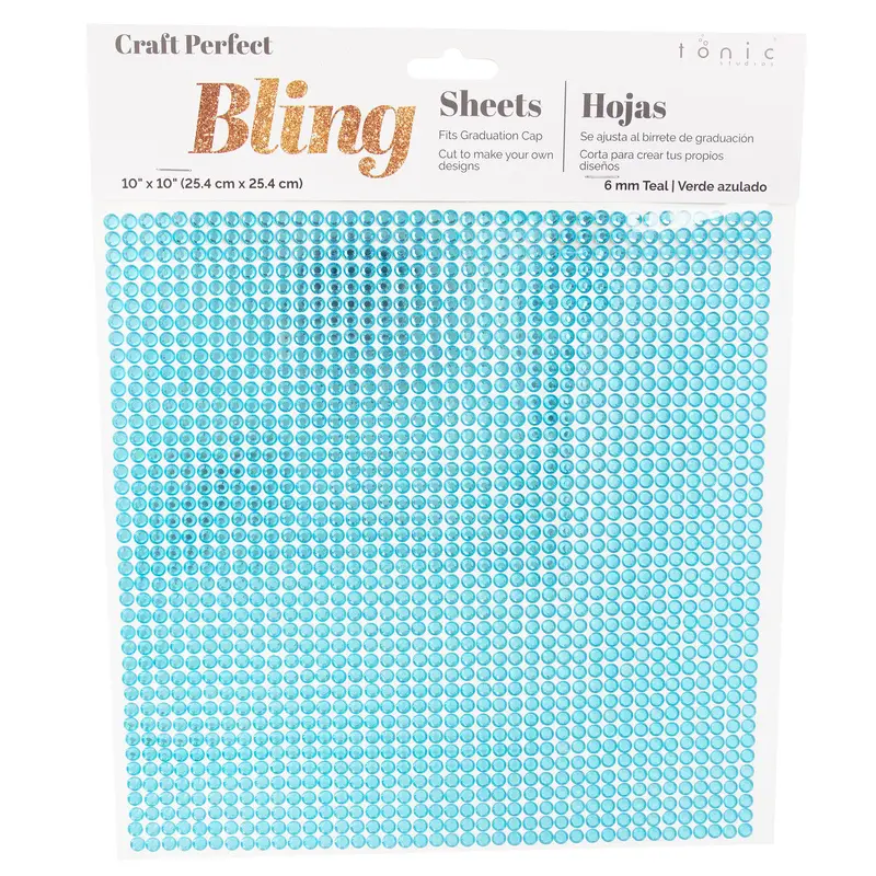 10X10 GEM SHEET TEAL