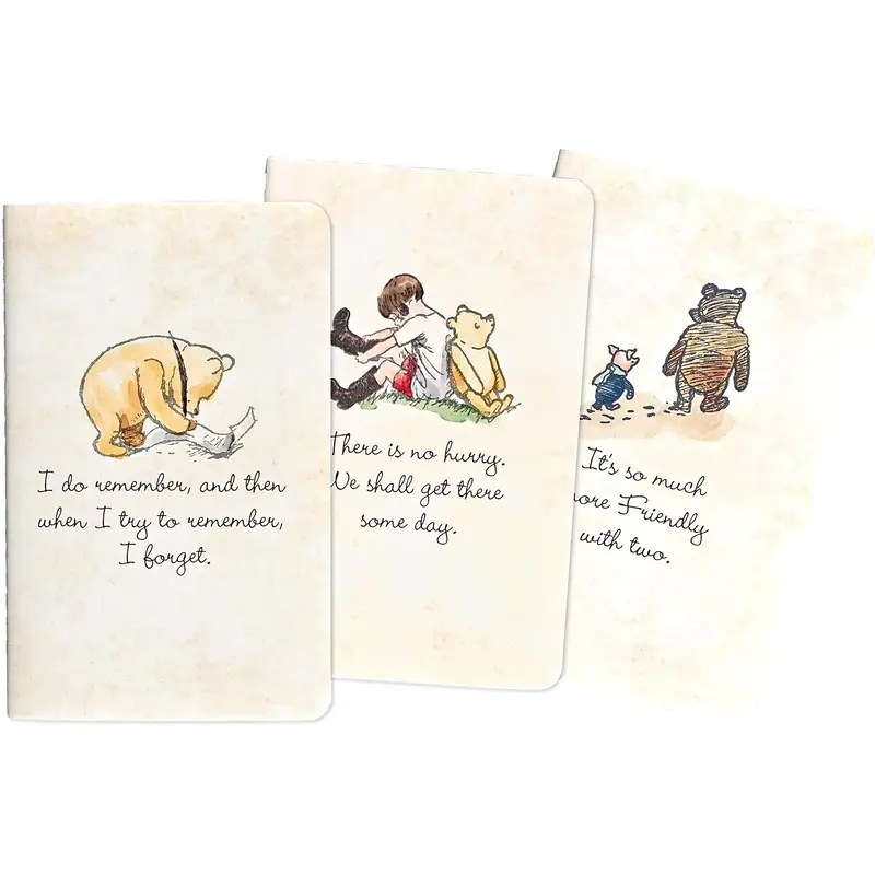 WINNIE-THE-POOH JOTTER NOTEBOOKS SET - PETER PAUPER PRESS