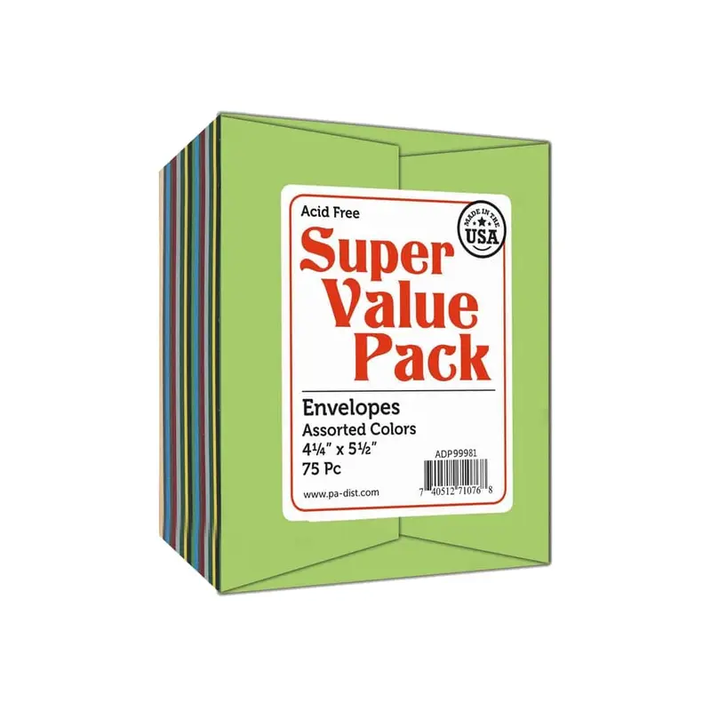 PAPER 4.25X5.5 SUPER VALUE PACK ENVE