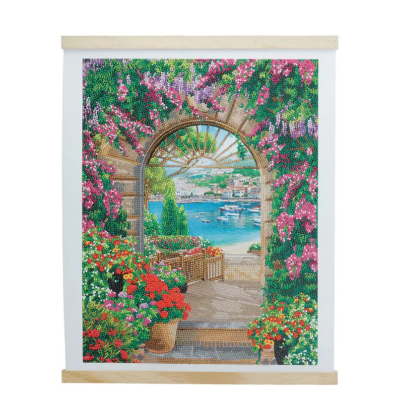 WINDOW TO PARADISE CRYSTAL ART SCROLL KIT