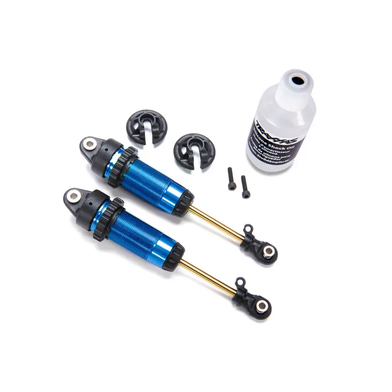 1/10 BLUE ALUMINUM XX-LONG GTR SHOCKS (2) 7462