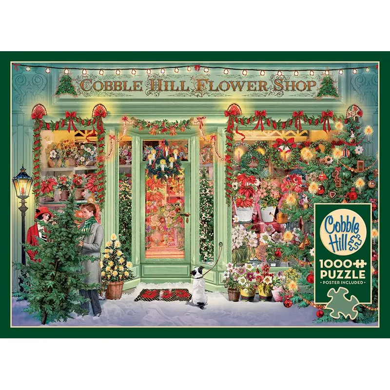 Xmas Flower Shop 1000 Pc Puzzl