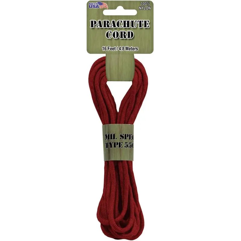 16' RED PARCHUTE CORD