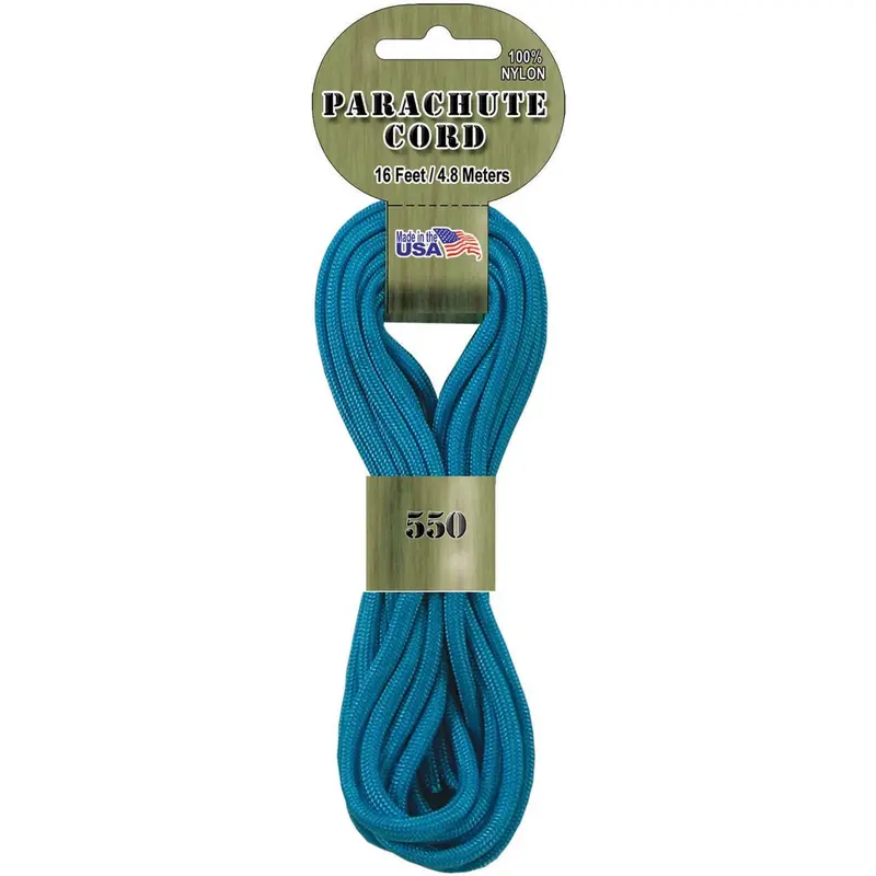 16' TURQUOISE PARCHUTE CORD