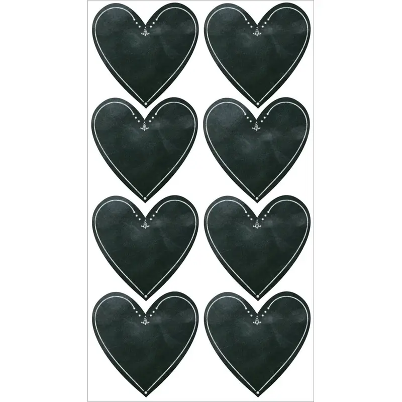 *CHALK HEART STICKERS