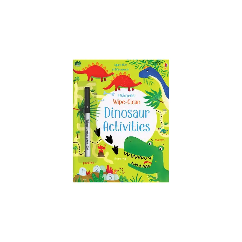 WIPE-CLEAN, DINOSAUR ACTIVITIES - ROBSON. KIRSTEEN