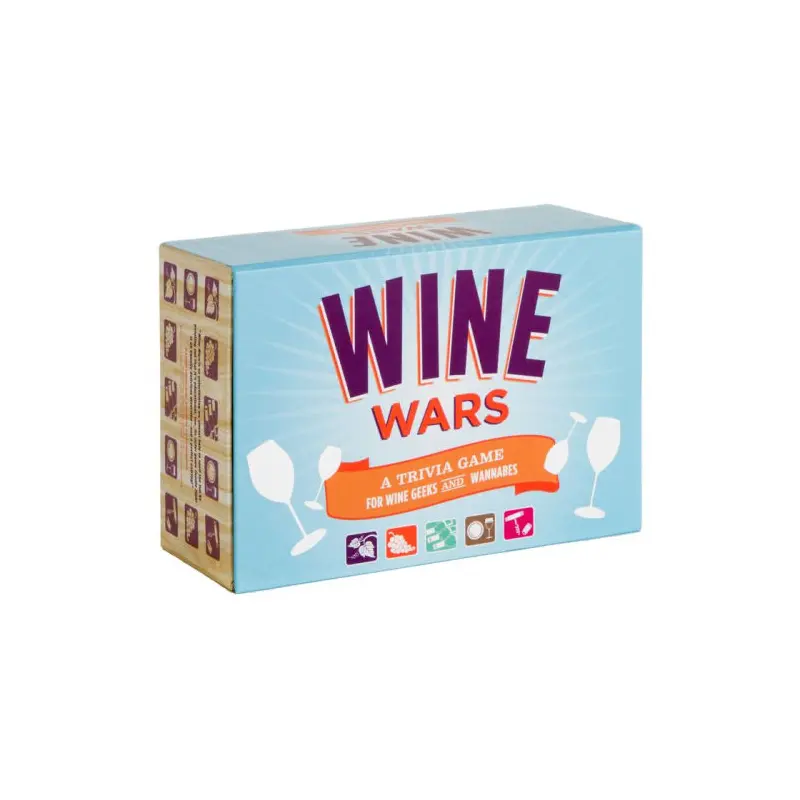 WINE WARS (GAME FOR ADULTS, TRIVIA GAMES, WINE GIFTS): A TRIVIA GAME FOR WINE GE