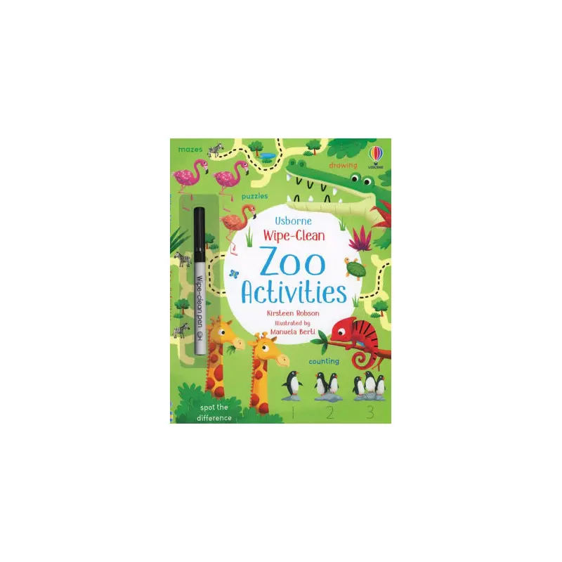 WIPE-CLEAN, ZOO ACTIVITIES - ROBSON. KIRSTEEN