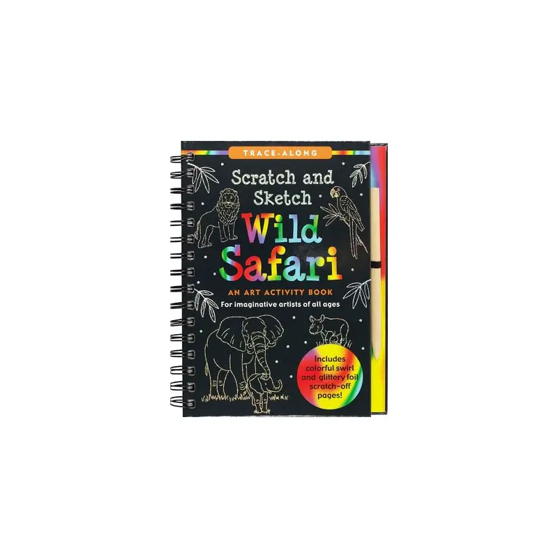 WILD SAFARI SCRATCH & SKETCH - PETER PAUPER PRESS