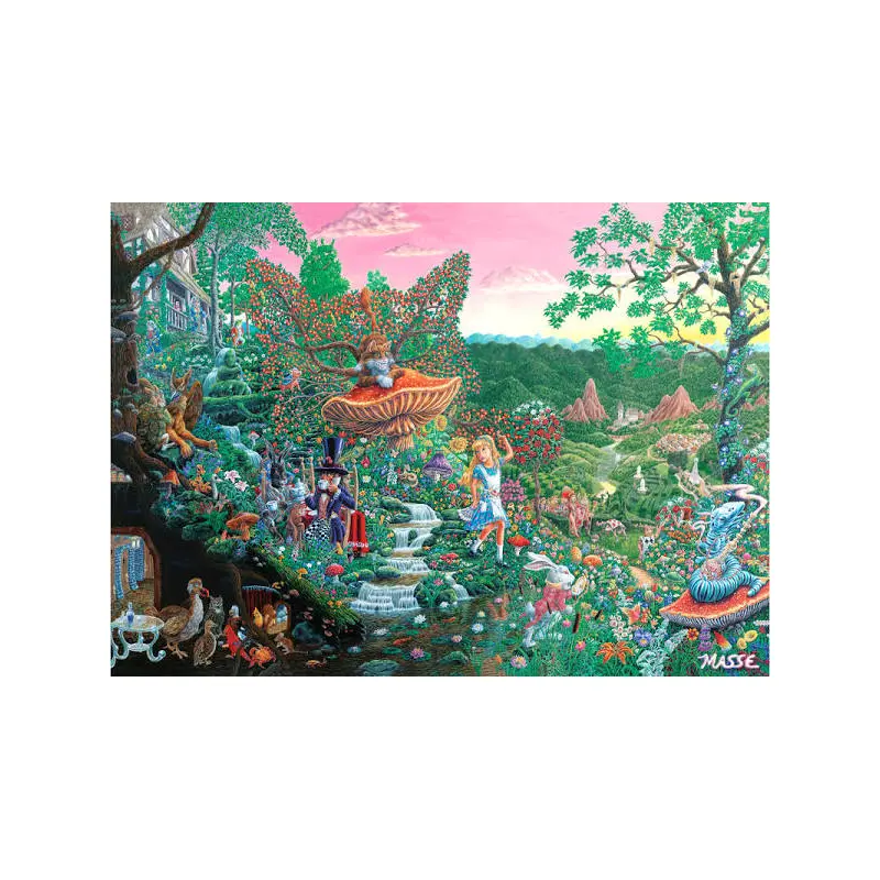 WONDERLAND PUZZLE -PETER PAUPER PRESS