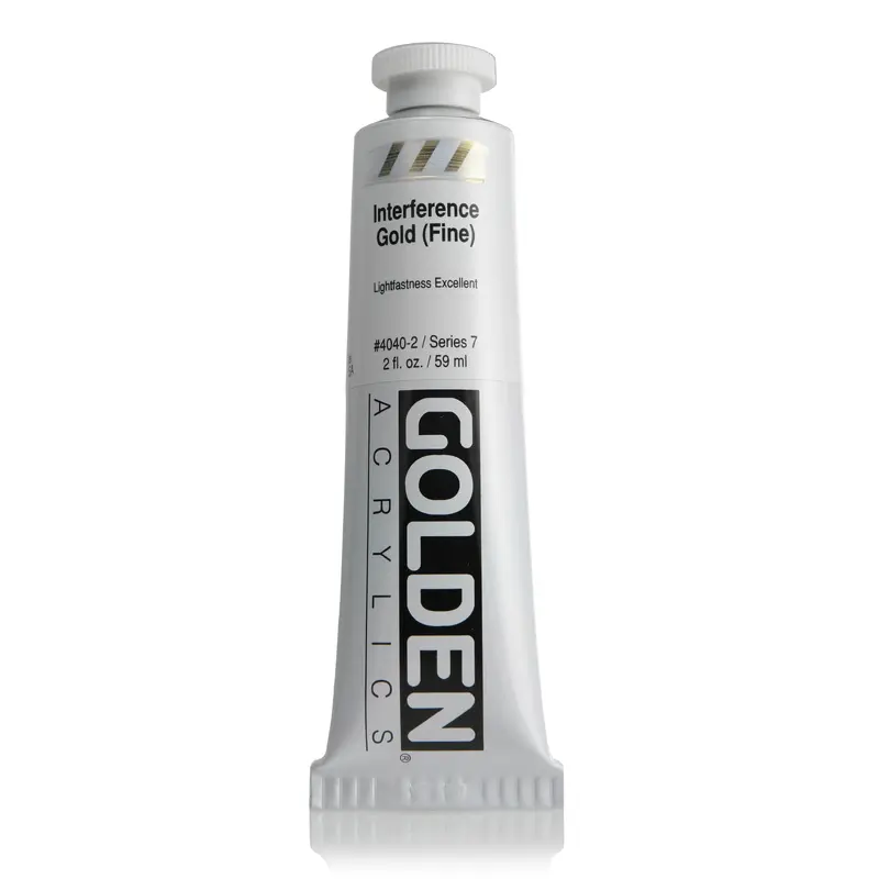 AGD ACR INTERFERENCE GOLD 2oz ACRYLIC GOLDEN