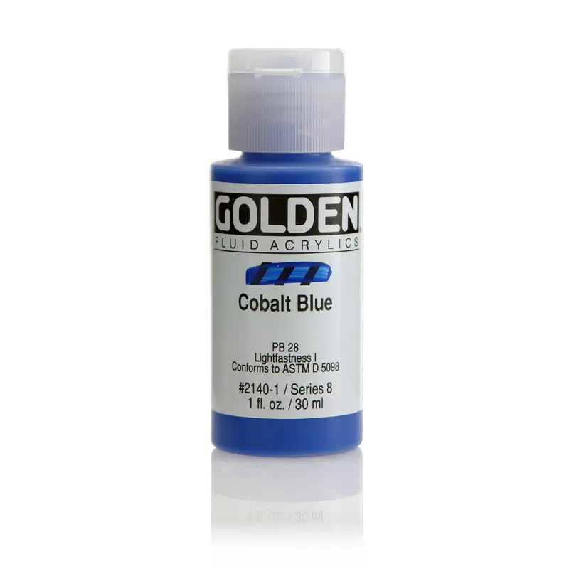 FLUID ACRYLIC PAINT COBALT BLUE 1OZ