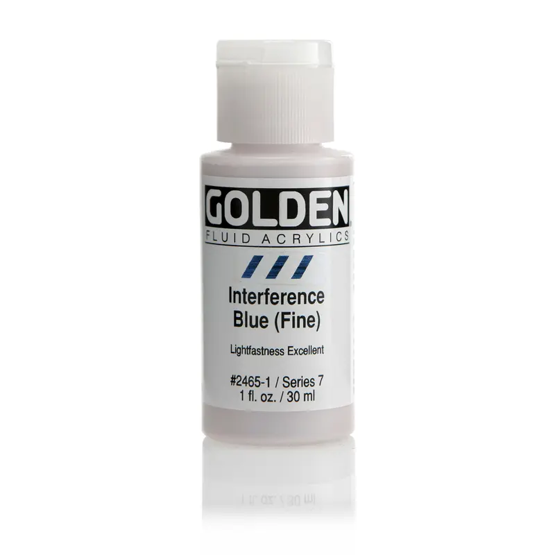 FLUID ACRYLIC PAINT INTER BLUE FINE 1OZ