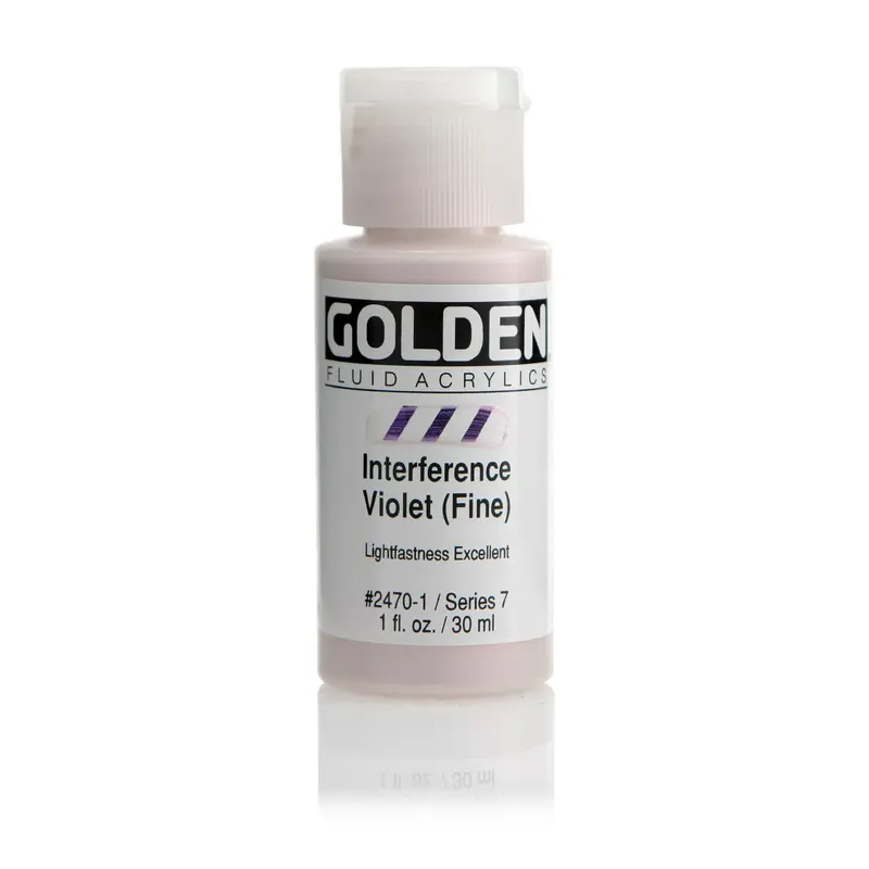 FLUID ACRYLIC PAINT INTER VIO FINE 1OZ